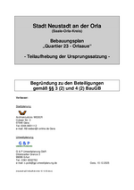 Begründung zur Teilaufhebung - Anlage 2 Begründung zur Teilaufhebung - Anlage 2