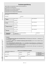 Zustimmungserklärung des gesetzlichen Vertreters zur Antragstellung eines Ausweisdokumentes bei minderjährigen Antragstellern