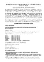Öffentliche Bekanntmachung - Bebauungsplan „Quartier 23 – Orlaaue“ (Teilaufhebung) Öffentliche Bekanntmachung - Bebauungsplan „Quartier 23 – Orlaaue“ (Teilaufhebung)