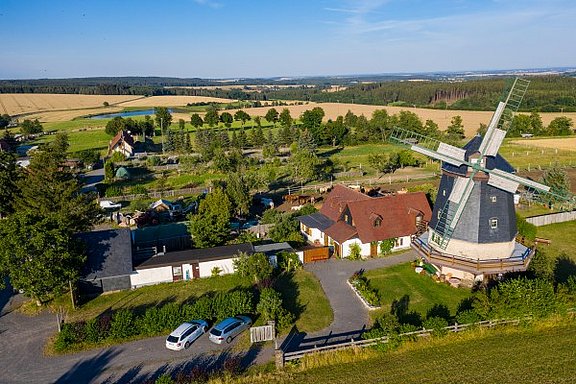 Windmühle im Ortsteil Linda