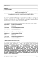 Hinweise zum Datenschutz