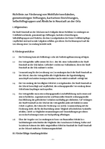 Richtlinie zur Förderung von Wohlfahrtsverbänden, gemeinnützigen Stiftungen, karitativen Einrichtungen, Selbsthilfegruppen und Ähnliche